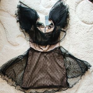 NWT BCBG lace flare dress!